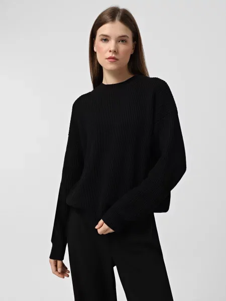 Джемпер OVS бавовна/акрил чорний