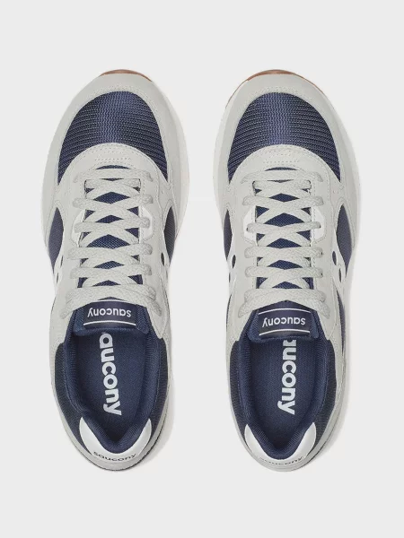 Замшевые кроссовки Saucony серые