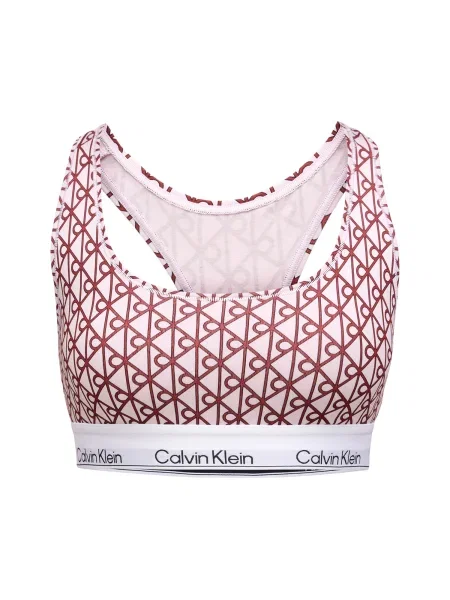 Calvin Klein Underwear Sutien roz închis / negru alb