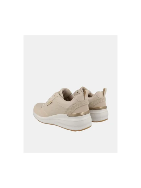 Bodkované tenisky Skechers béžová