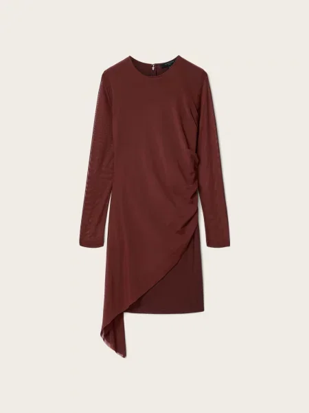 Платье мини All Saints красное