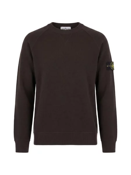 Pulover Stone Island cu strasuri maro