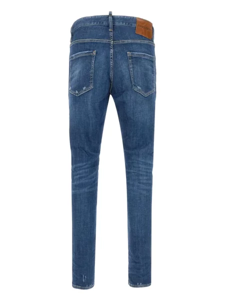 Blugi Dsquared2 zdrențuiți albastru