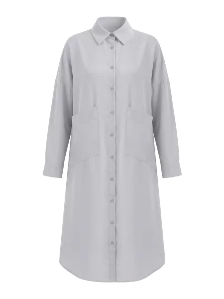 Imily Bela Rochie tip bluză gri