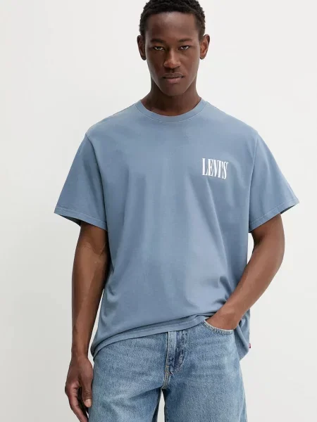 Levi's basic tričko RELAXED FIT TEE modré