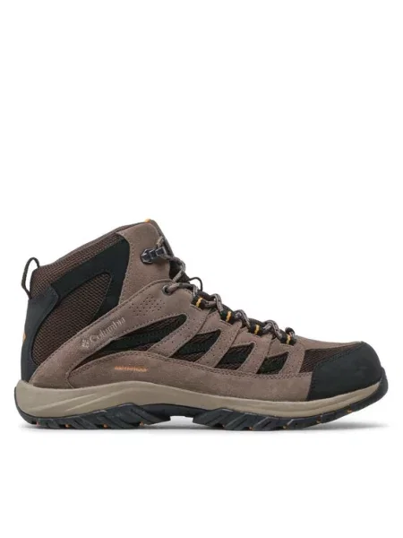 Columbia Trekking čevlji Crestwood Mid Waterproof rjava