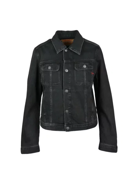 Kurtka jeansowa Diesel czarna