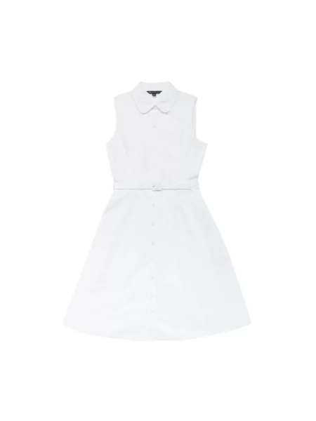 Sukienka koszulowa Brooks Brothers klasyczna biała