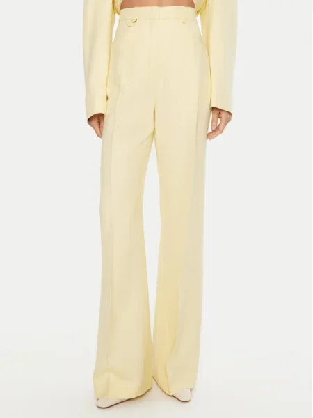 JACQUEMUS Pantaloni din galben