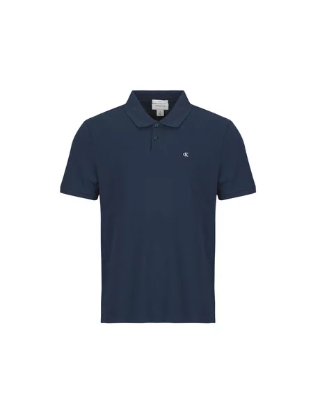 Polo majica Calvin Klein Jeans modra