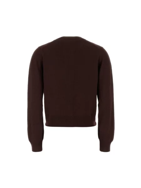Kardigan Maison Kitsune brązowy