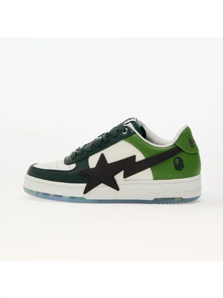 Шкіряні кросівки A Bathing Ape BAPESTA OS M2 зелений
