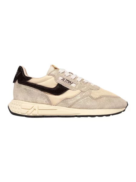 Sneakersy Autry brązowe