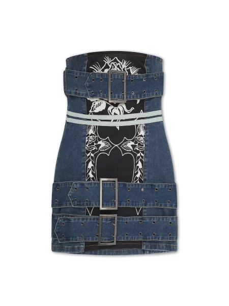 Ed Hardy Rochie denim albastru