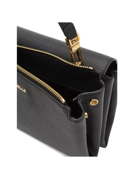 Mała torebka Coccinelle skórzana czarna