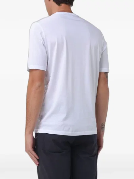 Tricou Xc cu decolteu rotund alb