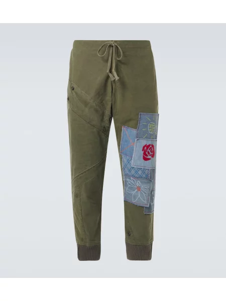 Pantaloni de trening Greg Lauren verde