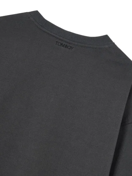 Hanorac Studio Tomboy cu decolteu rotund gri