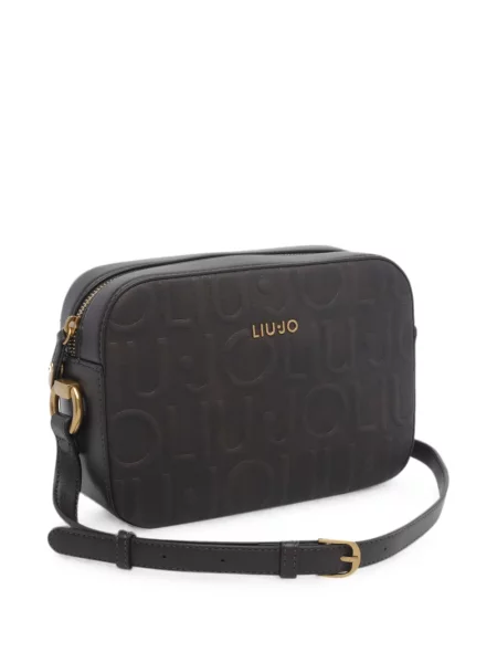 Crossbody táska Liu Jo autogrammal barna