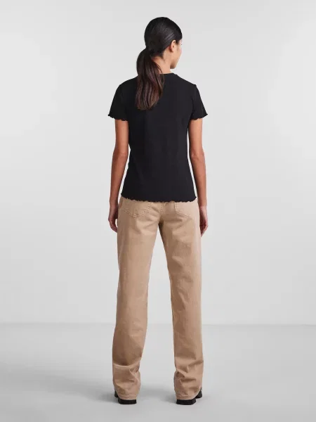 PIECES Tricou Nicca' negru