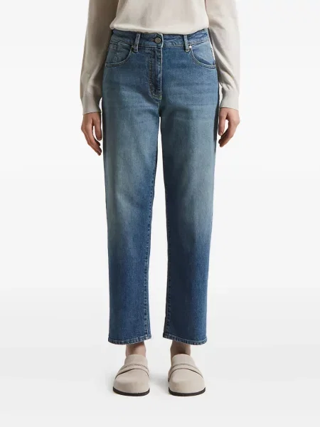 Blugi Peserico cu 5 buzunare albastru