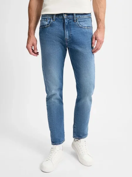 Levi's Dżinsy Taper Mężczyźni jednolity niebieski