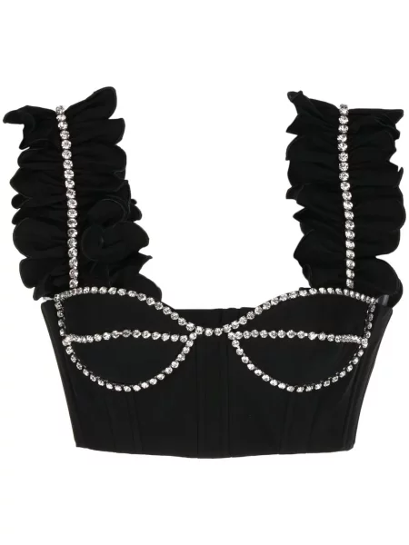 Cropp top Area de cristal negru
