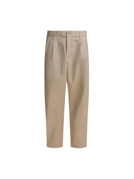 Spodnie Carhartt Wip z twillu beżowe