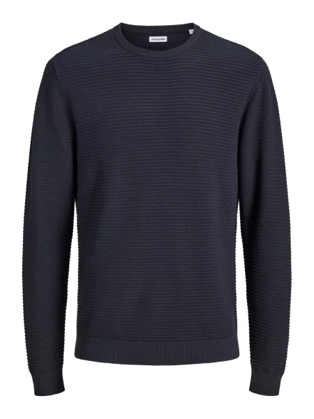 JACK & JONES Pulover JJEBRODY noapte albastru