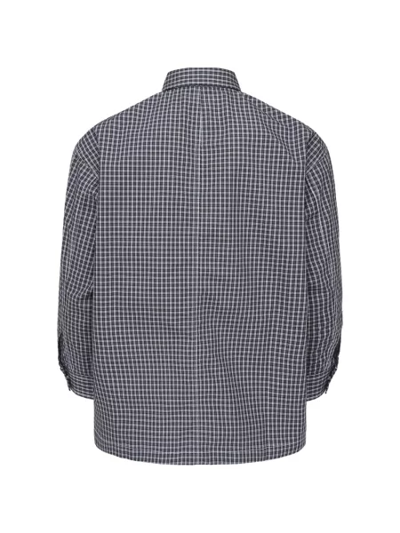 Карирана риза Comme Des Garçons Homme с принт черно