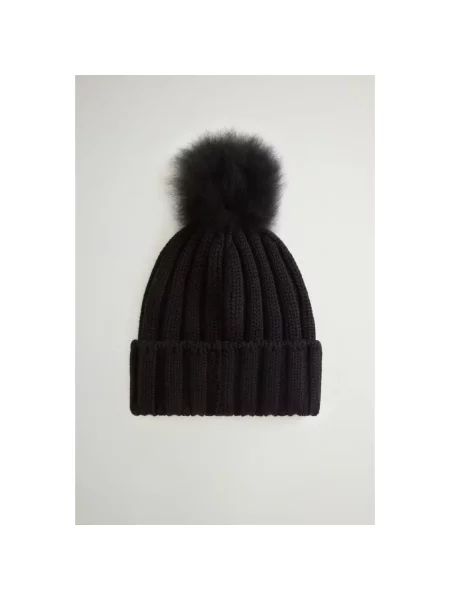 Czapka Woolrich czarna