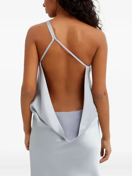 Rochie mini Norma Kamali de costum gri