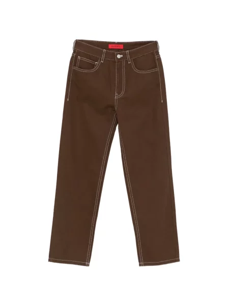 Jeansy dziecięce Max&co. brązowe