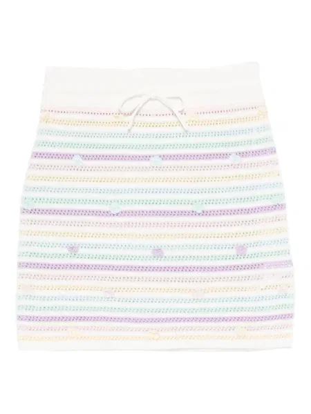 Spódnica Casablanca w paski biała