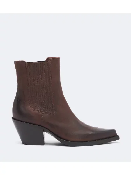 Botine Paris Texas din piele maro