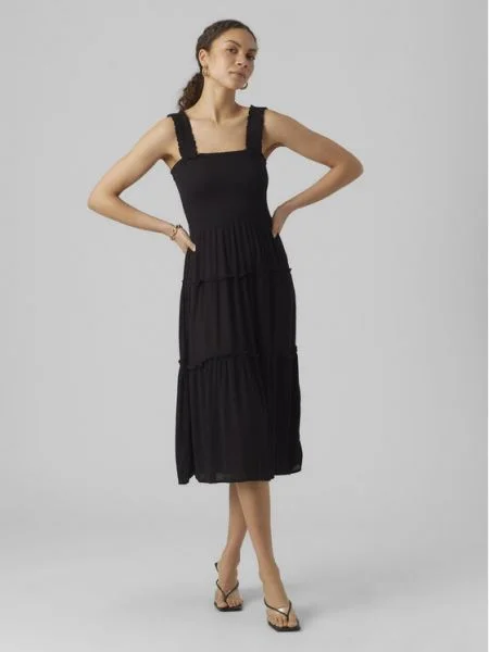 Vero Moda Лятна рокля Menny Черен