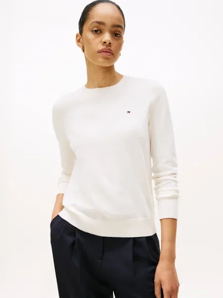 Tommy Hilfiger Pulover alb