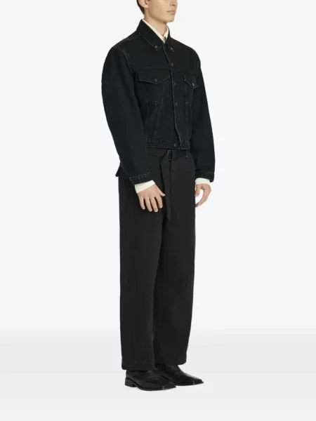 Cu centură pantaloni Entire Studios negru