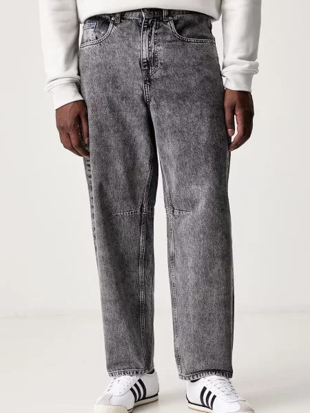 Karl Lagerfeld Jeans blugi relaxed fit pentru bărbați gri