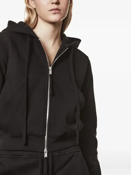 Geacă Thom Krom cu glugă negru