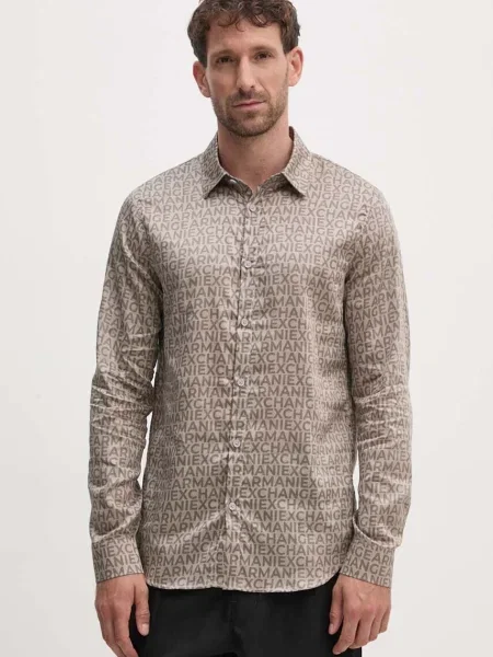 Armani Exchange Cămașă negru