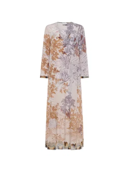 Rochie midi Pierre-louis Mascia cu model floral până la genunchi de costum