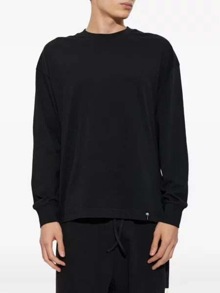 Lung tricou Palm Angels cu imagine negru