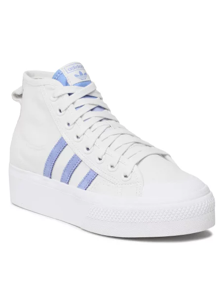 Superge Adidas Nizza s platformo bela