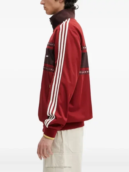 Маратонки Adidas Terrex с връзки на райета с дантела червено