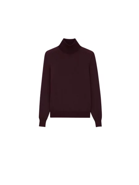 Sweter Saint Laurent wełniany czerwony