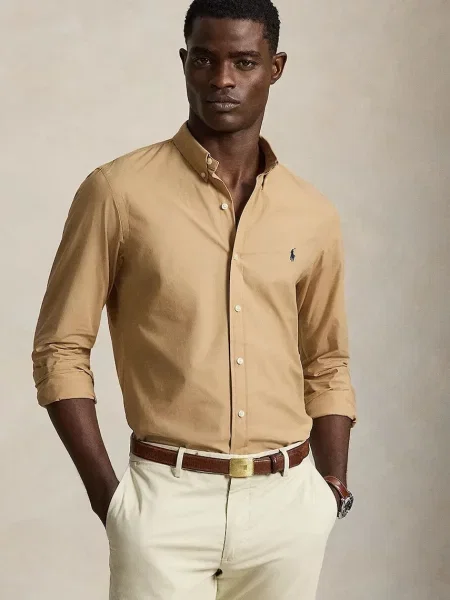 Polo Ralph Lauren Cămașă Bej închis maro