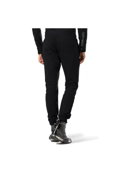 Spodnie Philipp Plein do biegania czarne