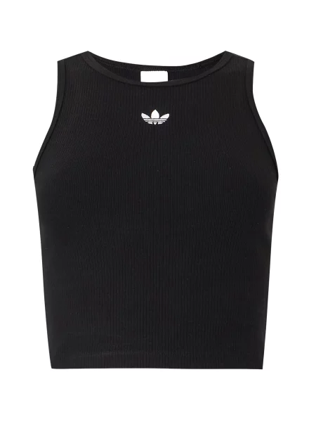 ADIDAS ORIGINALS Top ESS negru alb