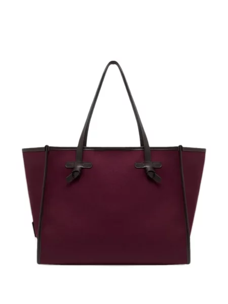 Shopperka Gianni Chiarini skórzana czerwona